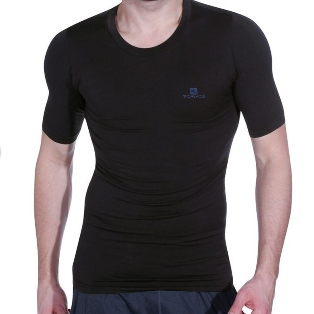 MUSCLE WEIGHT TRAINING COMPRESSION T-SHIRT - DECATHLON, Sports ...