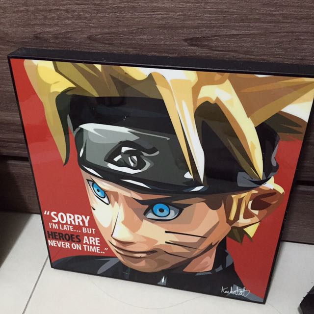 Naruto Wood Poster Furniture Home Decor On Carousell