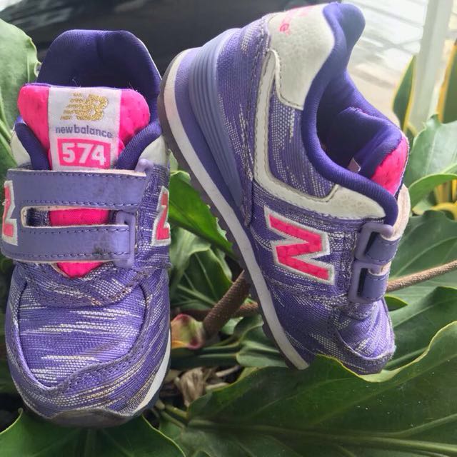 new balance 574 kids purple