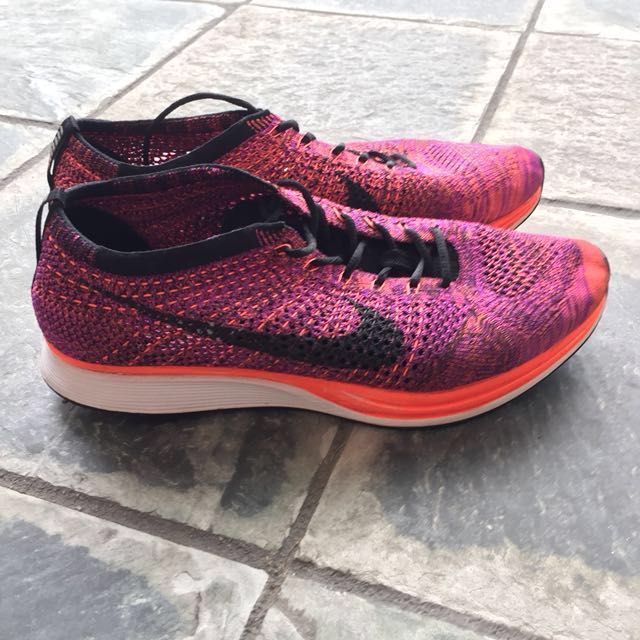 Nike flyknit racer acai berry on feet shop