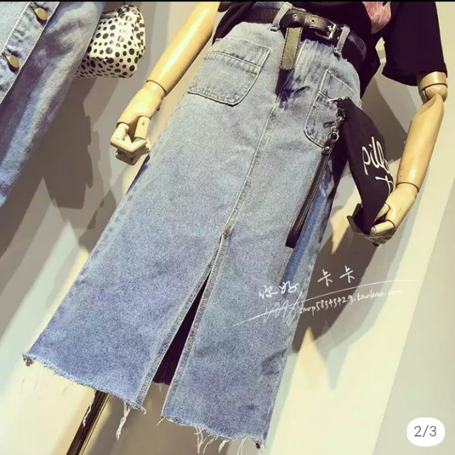 midi denim skirt plus size