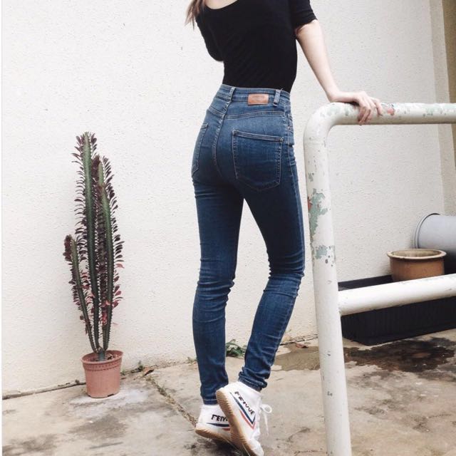 pull and bear jeans high waist
