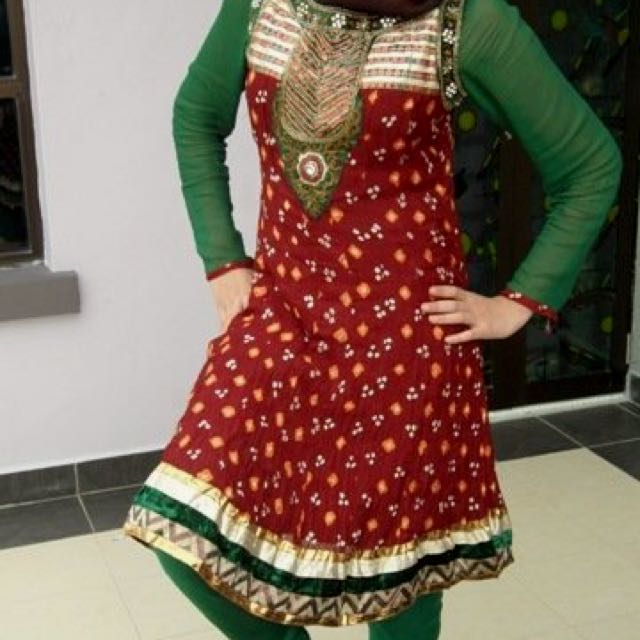 Punjabi Suit with Sleeve Long Sleeve
