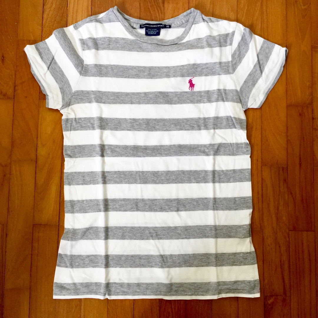 ralph lauren striped t shirt women's