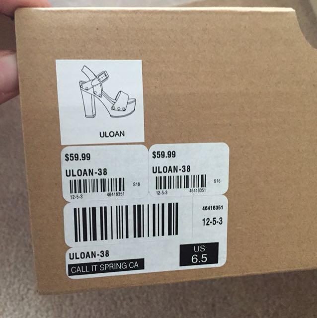 spring platform (Category: Shoes) located in North York. Submitted by manelm (Listing ID 154023419, Image 2). Description: new in box size 6.5 .