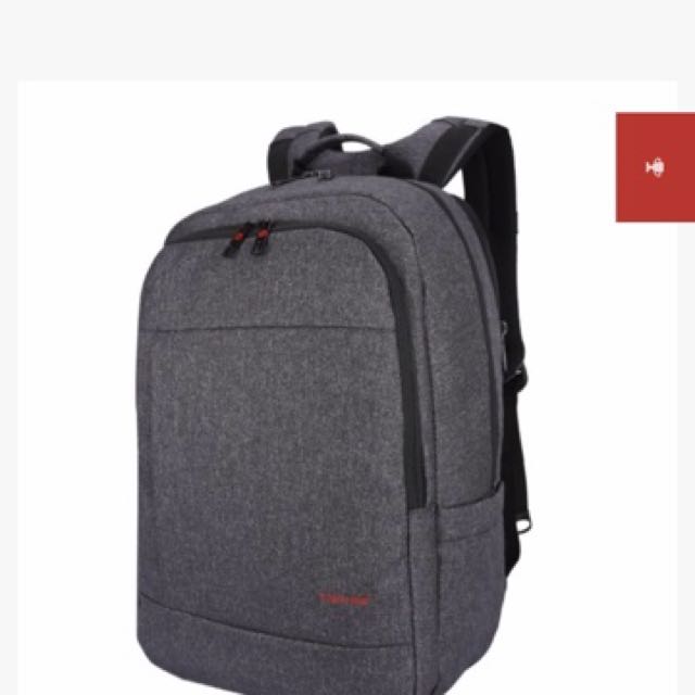 TIGERNU ANTITHEFT 17" LAPTOP BACKPACK 3142 BLACK GREY, Men's Fashion