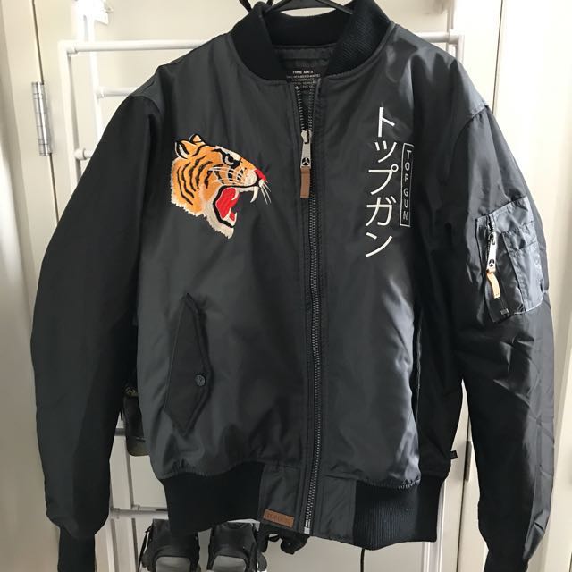 Top gun tiger bomber jacket outlet