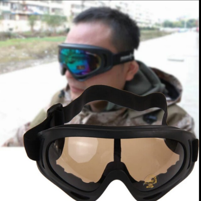 Winter Snow Sports Ski Snowboard Snowmobile MTB Face Mask Shield Goggles  Glasses