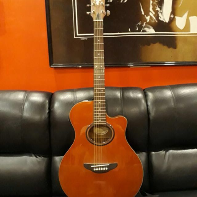 Yamaha APX 3 Electric Acoustic Guitar Hobbies Toys Music
