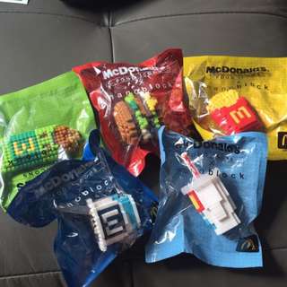 Mcdonald's Nano blocks set