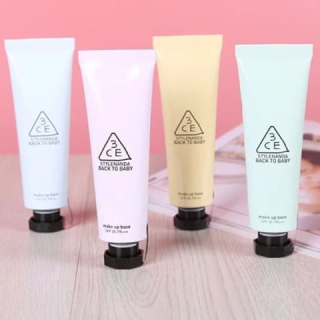 3ce Back To Baby Make Up Base Cream 30ml Health Beauty Makeup On