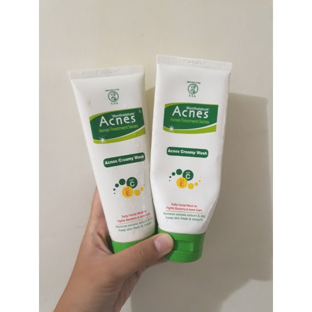 Acnes Creamy Wash Take All Kesehatan Kecantikan Kulit Sabun Tubuh Di Carousell