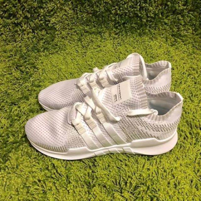 Adidas EQT Support ADV Primeknit Triple White BY9391 Men s Fashion Footwear Sneakers on Carousell