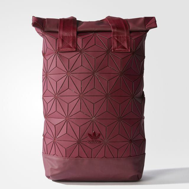Adidas Originals Issey Miyake Mesh Backpack in Red Wine Women s