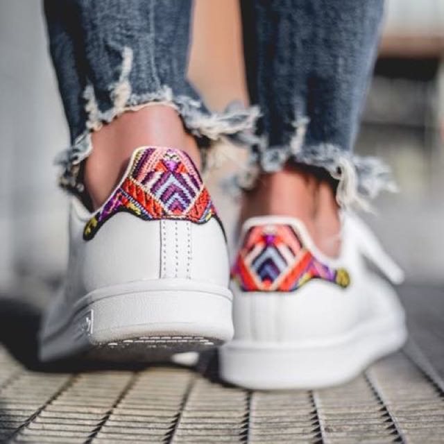 Adidas Stan Smith - Embroidery Multicolor CQ2814, Women's Fashion, Shoes on  Carousell