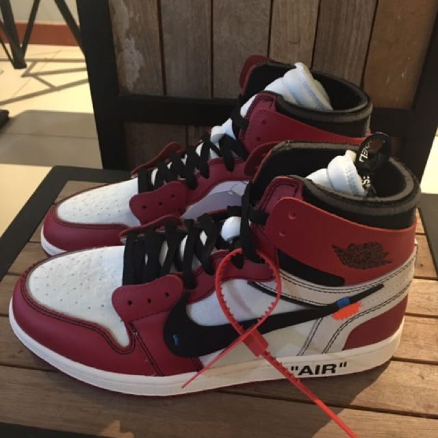Air Jordan 1 Off white X LV, Men's Fashion, Footwear, Sneakers on Carousell