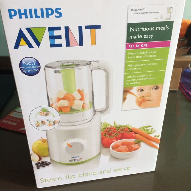 Avent 2 In 1 Blender Steamer, Babies & Kids, Nursing & Feeding, Weaning