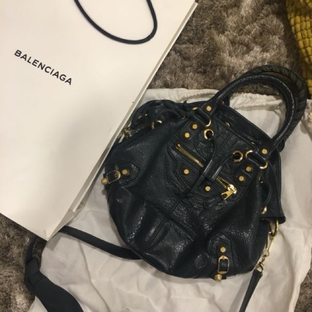Balenciaga Mini Pompon Bag (Dark Women's Fashion, Bags & Wallets on Carousell