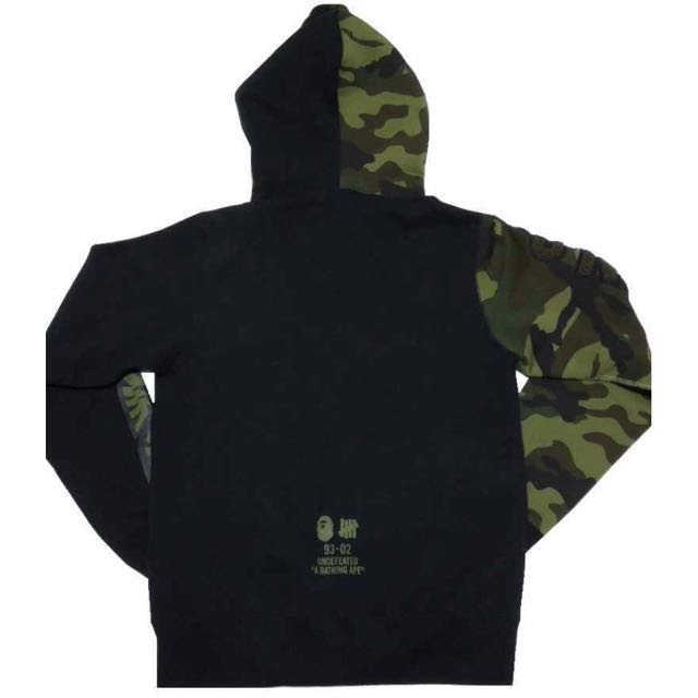 bape undefeated camo hoodie