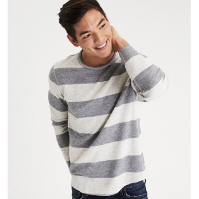 striped thermal top