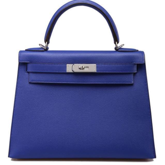 Hermes Kelly 20 - Celeste, Luxury, Bags & Wallets on Carousell