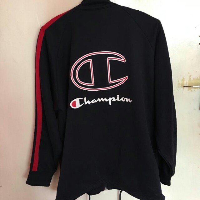 champion big logo jacket
