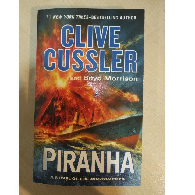 Clive Cussler Piranha Books Stationery Fiction On Carousell