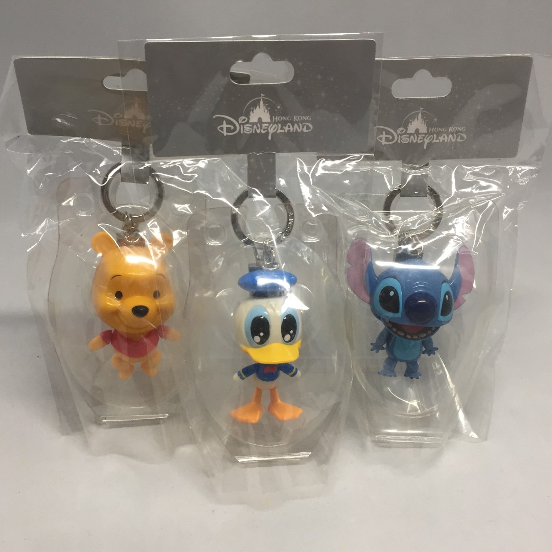 Disneyland Hong Kong Character Keychains (Out of Production), Hobbies ...