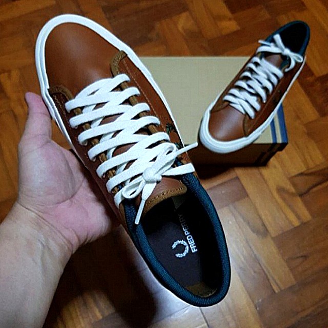 Fred perry on sale kendrick leather