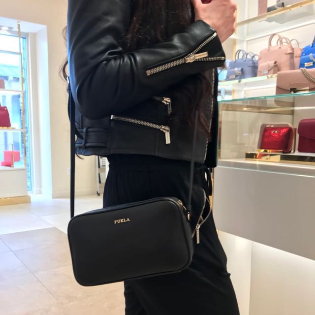 Furla Lilli Double Zip Crossbody