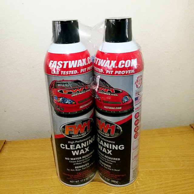 FW1 Cleaning Wax - 2 cans (new), Auto Accessories on Carousell