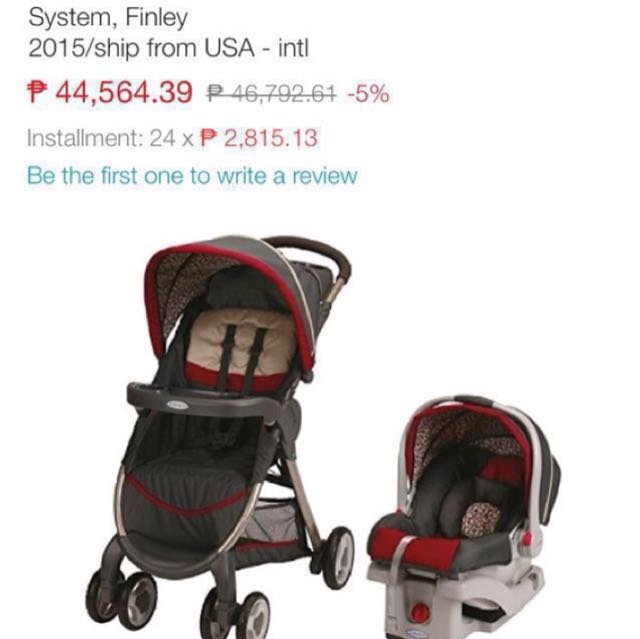 Graco stroller and car seat FastAction Fold Click Connect travel system SnugRide 30 Babies Kids Going Out Strollers on Carousell