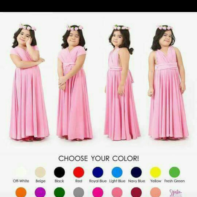 girls infinity dress
