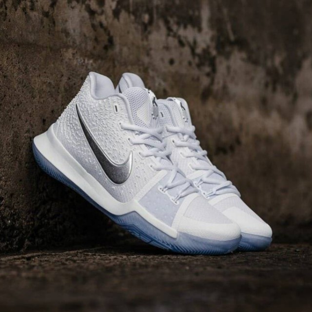 white chrome kyrie 3