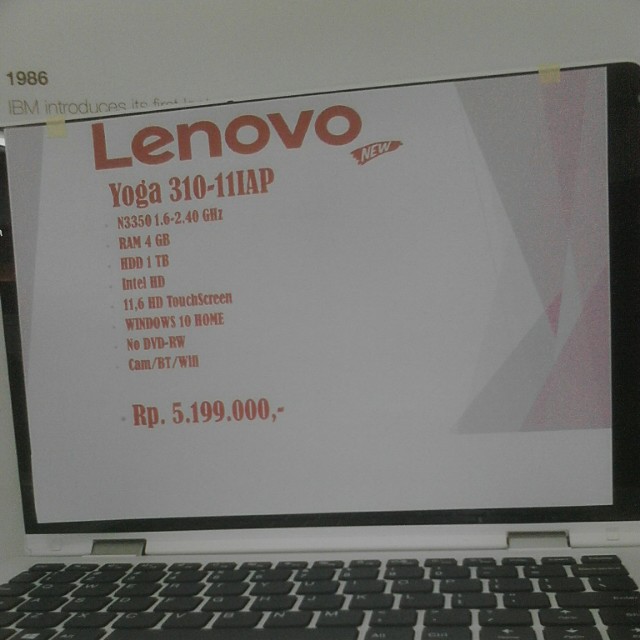 Lenovo Yoga 310 11iap Kredit No Cc Free 1x Cicilan Electronics Computers Laptops On Carousell