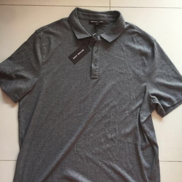 michael kors shirts mens grey