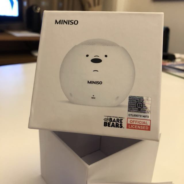 miniso we bare bears speaker review