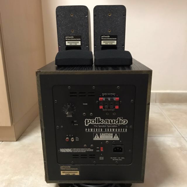 polk audio rm series ii shielded satellite speakers