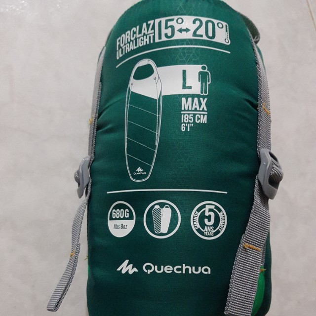 sleeping bag quechua ultralight