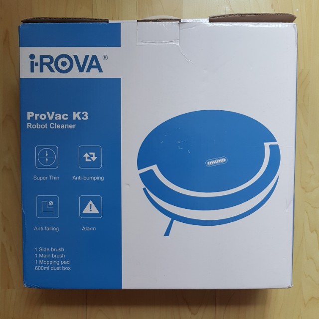 Robotic Vacuum Cleaner iRova Provac K3, TV & Home Appliances, Vacuum