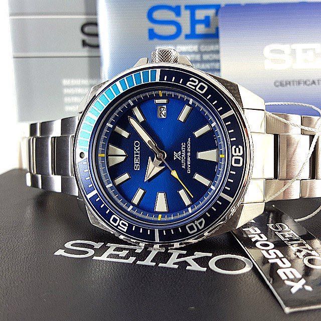Seiko samurai blue lagoon limited edition, Mobile Phones & Gadgets,  Wearables & Smart Watches on Carousell