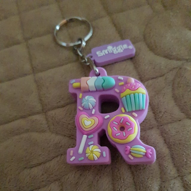 Smiggle Alphabet Keyring/ Keychain, Hobbies & Toys, Stationery & Craft