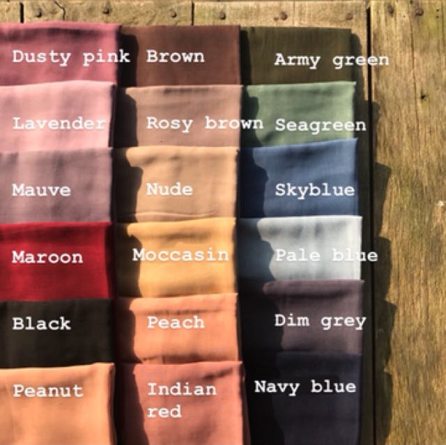 Tudung Bawal Cotton Muslimah Fashion Scarves On Carousell