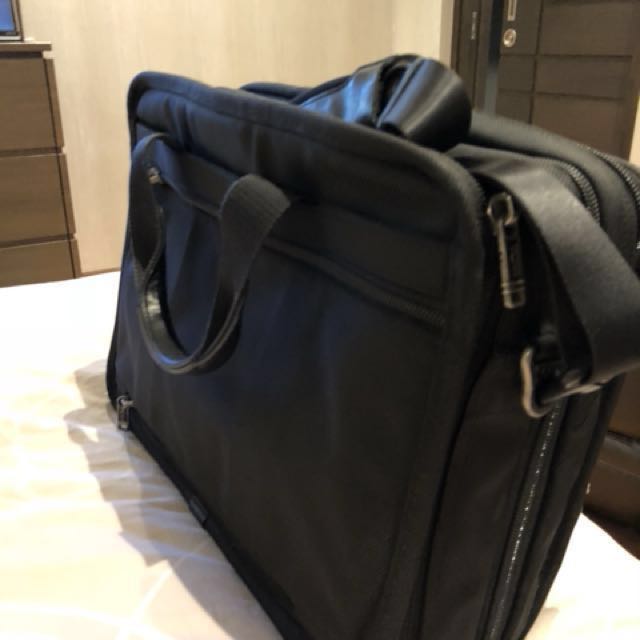 Tumi Ballistic Nylon Alpha Expandable Organizer Laptop Bag Briefcase
