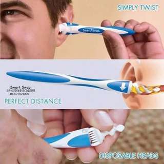 Smart swab ear cleaner