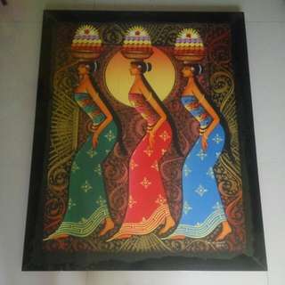 Lukisan Wanita Bali