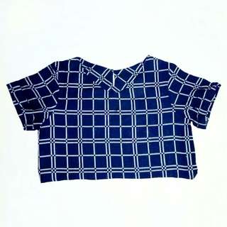 BAJU BLOUSE - BE NAVY