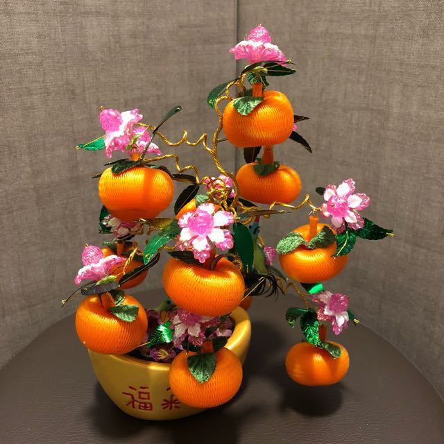 50 Discount Sg Handmade Cny Mandarin Orange Deco Furniture Home Decor On Carousell