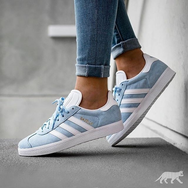 Adidas Campus Shoes Light Blue, Women's Fashion, Shoes on Carousell