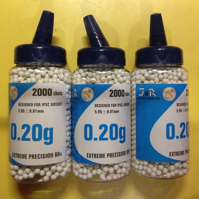 AIRSOFT BBs 0.20g, Hobbies & Toys, Toys & Games on Carousell
